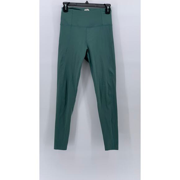 GIRLFRIEND COLLECTIVE Women's Dark Green High-Rise Compression Leggings SZ S - Picture 1 of 10